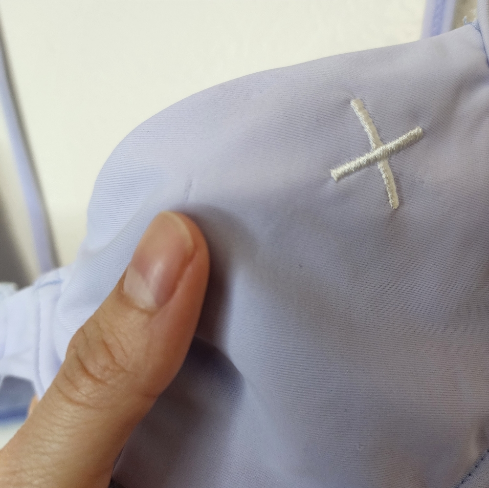 New boutine L.A bustier Lavender bikini top size M - Picture 5 of 6